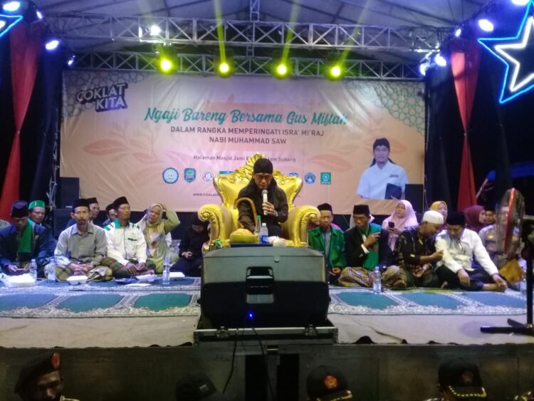 Pesan Isra wal Mi’raj dari Gus Miftah untuk Warga Subang