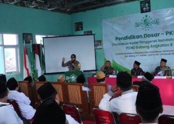 Hadiri Pembukaan PD-PKPNU di Ponpes Al-Istiqomah Pusakajaya, Ini Pesan Kapolres Subang pada Kader