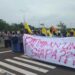 Puluhan Mahasiswa dan Masyarakat Desa Patimban Geruduk KSOP Pelabuhan Patimban