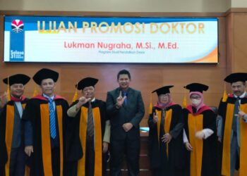 Lukman Nugraha Raih Gelar Doktor, ketua STAI Mifda Ucapkan Selamat