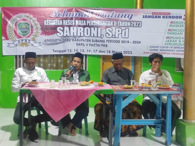 Reses Anggota DPRD Subang Sahroni, Siap Perjuangkan Aspirasi Masyarakat Pamanukan