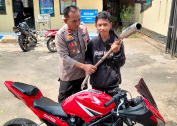 Minimalisir Gangguan Kamtibmas Saat Ramadhan Mendatang, Polsek Pagaden Amankan Belasan Knalpot Brong