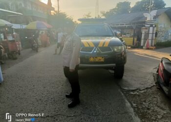 Polsek Legonkulon Gelar Patroli Ngabuburit, Antisipasi Gangguan Kamtibmas