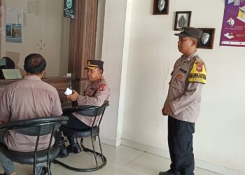 Cegah Money Charger Menjadi Sarana Extraordinary Crime, Kapolsek Pamanukan Sambangi Jasa Penukaran Uang asing Surya Langgeng