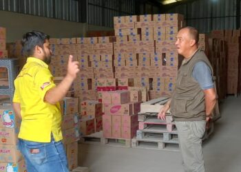 Antisipasi Adanya Penimbunan Kebutuhan Pokok Masyarakat, Unit Intelkam Polsek Pamanukan Sambangi Gudang-Gudang