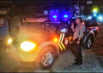 Ajak Masyarakat Khusyuk Beribadah, Polsek Pagaden Woro-Woro Bangunkan Masyarakat Sahur