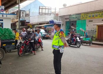 Agar Tertib dan Aman, Polisi Lakukan Pengamanan Ngabuburit di Pamanukan