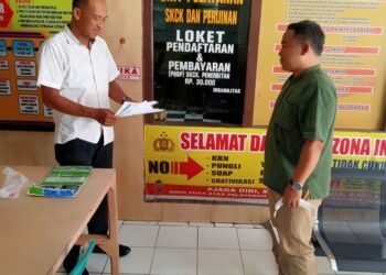 Unit Intelkam Polsek Pamanukan Himbau Pemohon SKCK Tidak Tertipu Calo Saat Melamar Pekerjaan