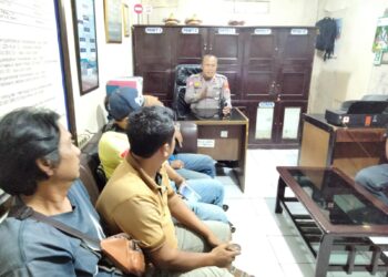 Jelang Operasi Ketupat, Unit Lantas Polsek Pamanukan Berikan Sosialisasi pada Driver Angkutan Umum