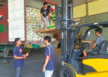 Cek Ketersediaan Kebutuhan Beras Menjelang Idul Fitri, Panit Intelkam Polsek Pamanukan Sambangi PT. Buyung Poetra Sembada