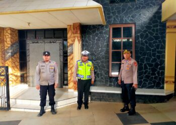 Polsek Pamanukan Pastikan Ibadah Minggu Paskah di Gereja Kondusif