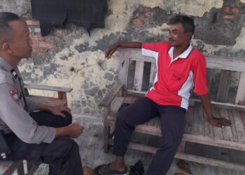 Laksanakan DDS, Panit Binmas Polsek Pamanukan Sisipkan Pesan Kamtibmas
