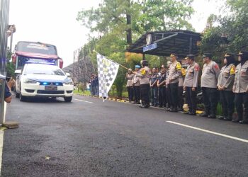 Kapolres Subang Lepas Keberangkatan Mudik Gratis 2023