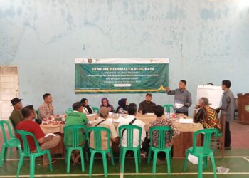 Bhabinkamtibmas Polsek Pamanukan Hadiri Rakor Fasilitator Forum Konsultasi Publik