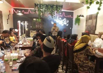 Tingkatkan Sinergitas, Kapolsek Pamanukan Hadiri Acara Ultah Ketua LSM GMBI