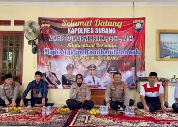 Tingkatkan Kesadaran Hukum di Masyarakat, Kapolres Subang Gelar Ceramah Kamtibmas di Ciasem