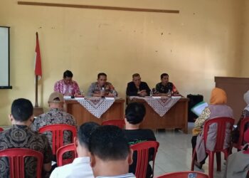 Hadiri Rapat Minggon Kecamatan, Kapolsek Pagaden : Jaga Sinergitas 3 Pilar Demi Kondusifitas Kamtibmas