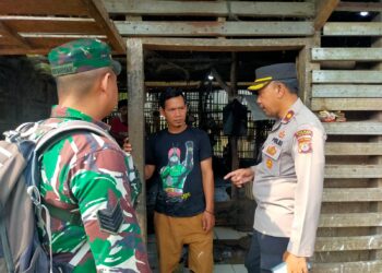 Pantau Sikon Kamtibmas, Kapolsek Pamanukan Blusukan ke Pasar Tradisional