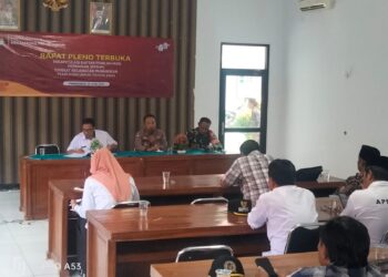 Hadir Dalam Rapat Minggon Kecamatan, Kapolsek Pamanukan Sampaikan pesan Kamtibmas