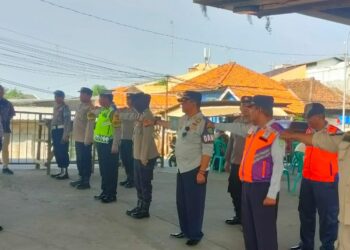 Polisi Kawal Acara Peringatan Ulang Tahun Kecamatan Pamanukan