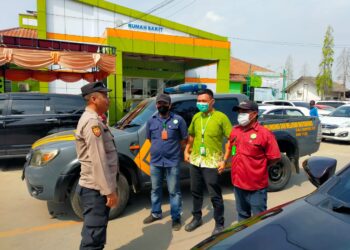 Antisipasi Curanmor di Lingkungan Rumah Sakit Unit Patroli Polsek Pamanukan Berikan Himbauan Kamtibmas Kepada Juru Parkir