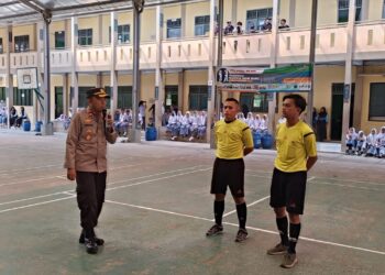 Buka Kegiatan Perlombaan Antar Kelas di SMK, Kapolsek Pamanukan Berikan Penekanan Pesan Kamtibmas