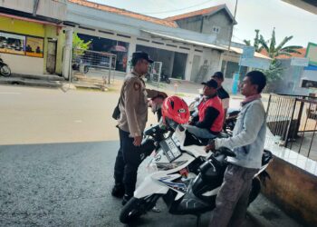 Unit Patroli Polsek Pamanukan Ajak Opang Jaga Kamtibmas