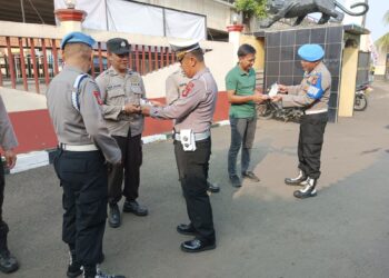 Wujudkan Sikap Disiplin, Propam Polsek Pamanukan Lakukan Gaktibplin
