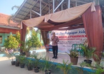 Hadiri Acara Pelepasan Siswa Kelas IX SMPN 2 Pamanukan, Ini yang disampaikan Kapolsek Pamanukan