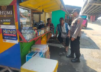 Antisipasi Aksi Copet, Unit Patroli Polsek Pamanukan Sisir Pasar Tradisional dan Pertokoan