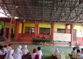 Cegah Kenakalan Remaja, Polsek Pamanukan, Berikan Edukasi Dalam Kegiatan MPLS