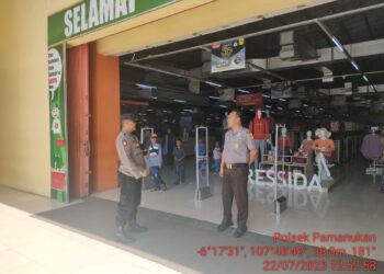 Antisipasi Copet di Pertokoan Unit Patroli Polsek Pamanukan Gencarkan Patroli