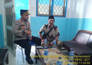 Jelang Pemilu Kapolsek Pamanukan Silaturahmi ke Pengurus Partai di Wilayah Hukumnya