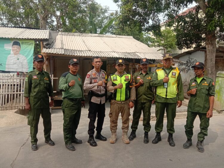 Unit Patroli Polsek Binong Melaksanakan Pengamanan Syariahan di Desa Kertajaya