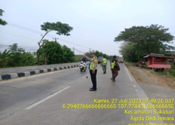 Antisipasi Gangguan Kamseltibcar saat Acara Refleksi Kepemimpinan Jimat-Akur, Polisi Atur Lalu Lintas di Sekitar Lokasi Acara