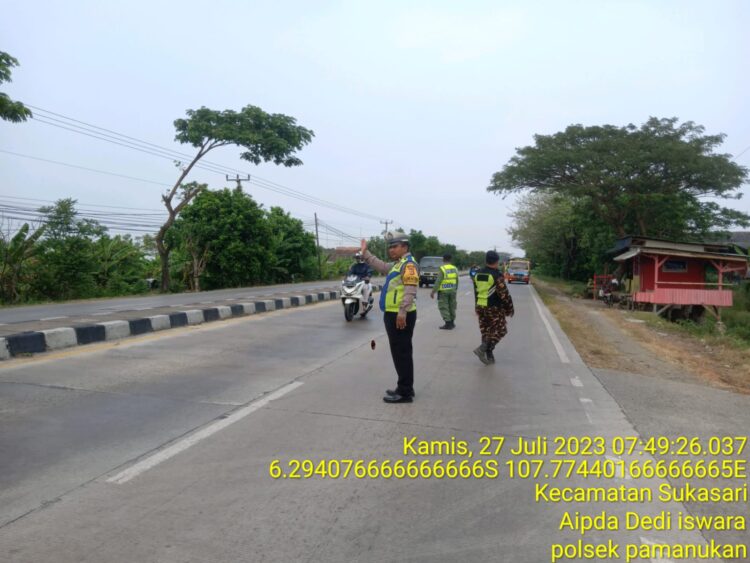 Antisipasi Gangguan Kamseltibcar saat Acara Refleksi Kepemimpinan Jimat-Akur, Polisi Atur Lalu Lintas di Sekitar Lokasi Acara