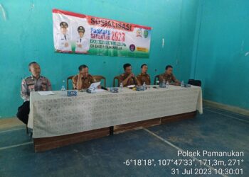 Sosialisasi Pilkades Serentak, Ini Pesan Pesan Panit Binmas Polsek Pamanukan