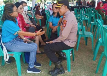 Sambangi PWKI, Kapolsek Pamanukan : Ayo Gunakan Hak Pilih Pada Pemilu 2024 Dengan Baik dan Jaga Harkamtibmas