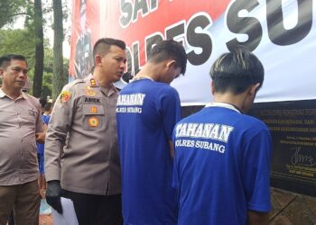 Keroyok Pemuda Hingga Tewas, 2 Anggota Geng Motor Ciut Ketika Dibekuk Polres Subang