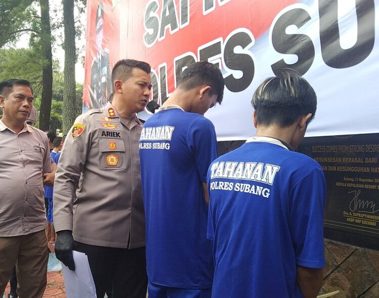 Keroyok Pemuda Hingga Tewas, 2 Anggota Geng Motor Ciut Ketika Dibekuk Polres Subang