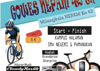 Milangkala ke-42, SMA Negeri 1 Pamanukan Akan Gelar Acara Gowes