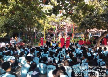 Unit Lantas Polsek Pamanukan Berikan Edukasi Tertib Lalu Lintas pada Pelajar