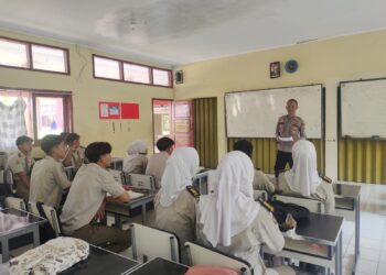 Panit Binmas Polsek Pamanukan Sosialisasi Binlat Calon Anggota Polri TA 2023-2024