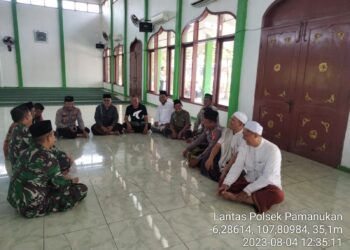 Jum’at Keliling, Polsek Pamanukan Serap Curhatan Warga