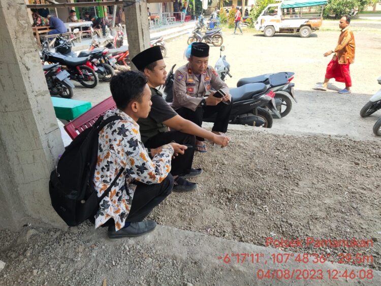 Jalin Silaturahmi, Kapolsek Pamanukan Sambangi Ketua GP Anshor