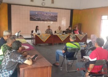 Polsek Pamanukan Hadiri Penyerahan Uang Ganti Kerugian Tanah Pembangunan Jalan Tol