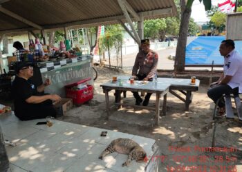Jalin Sinergitas, Kapolsek Pamanukan Ngawadul Bari Ngopi Bareng Camat Pamanukan