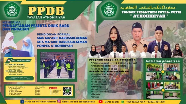 Sekolah Swasta Masih Bisa Terima Peserta Didik Baru, Yukk Daftarkan Peserta Didik di MTs/SMK Ma’arif Darusulaeman