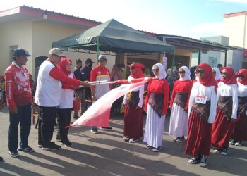 Kibarkan Semangat Kemerdekaan, Ratusan Peserta dari Berbagai Kalangan di Pamanukan Antusias Ikuti Lomba Gerak Jalan di Bawah Terik Matahari