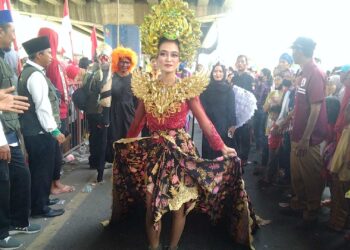 Pawai Alegoris HUT RI ke-78 Pukau Ribuan Masyarakat Pamanukan